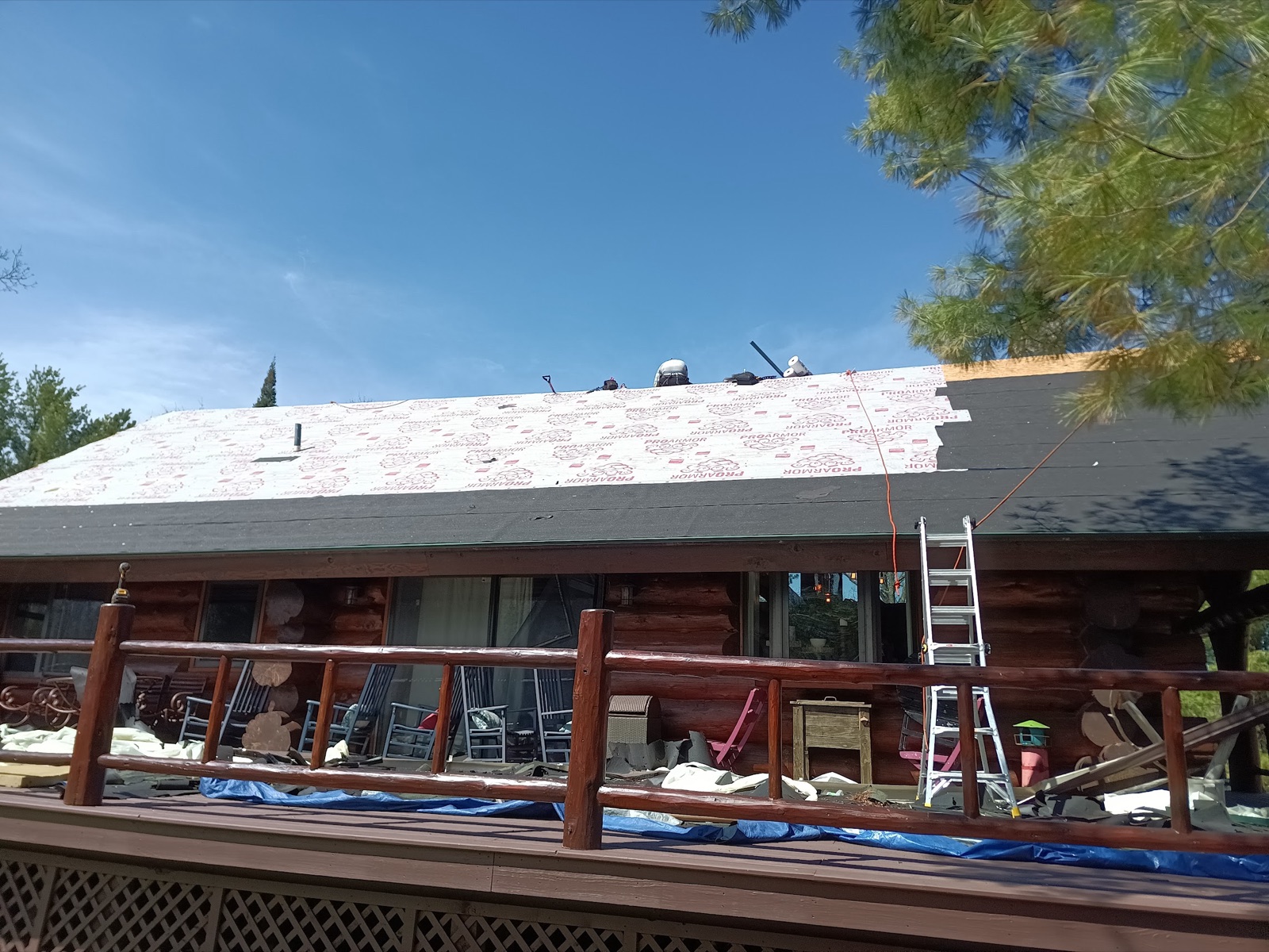 Victory crew working on a residential roof